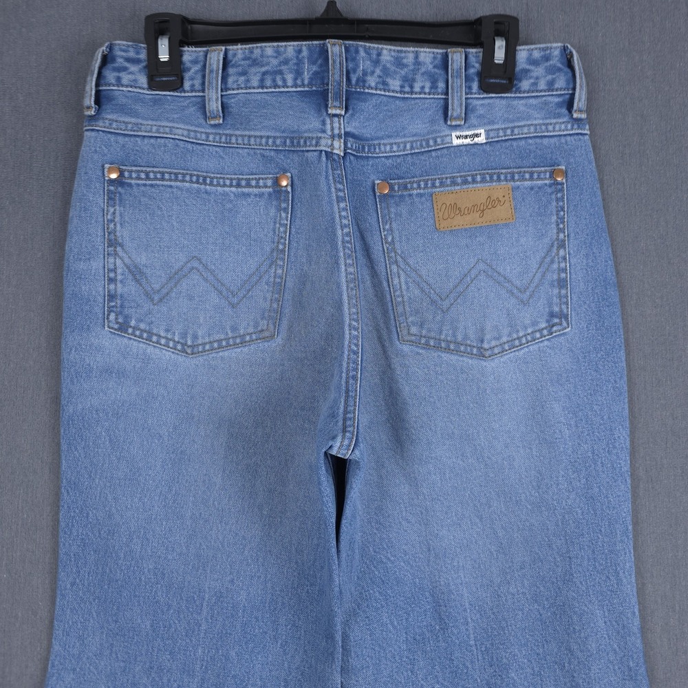 Wrangler Wanderer High Rise Flare Jeans Womens 29x30 (Fits 31x30) Wide Leg Denim - Picture 11 of 16